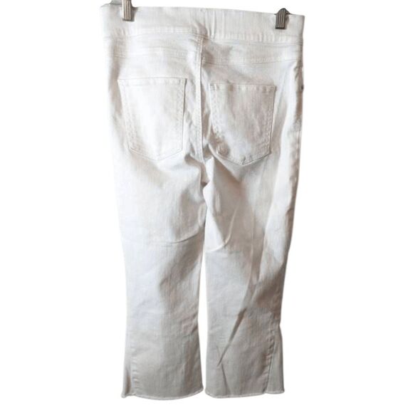 SPANX Cropped Flare Jeans In White Size S/P - Picture 6 of 6